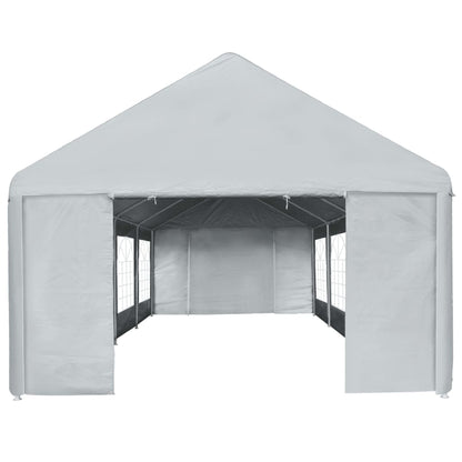 Tendone per Feste in PE 4x8 m Grigio
