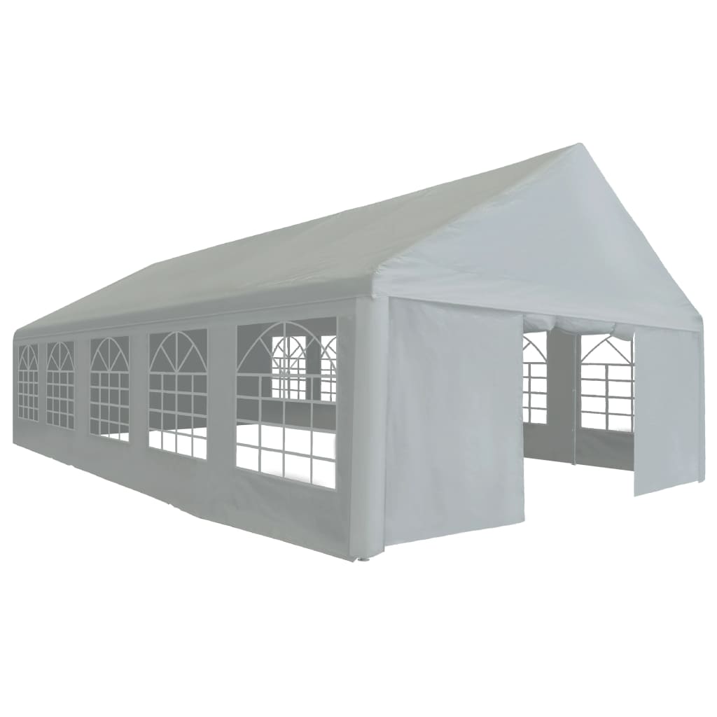 Tendone per Feste in PE 5x10 m Grigio