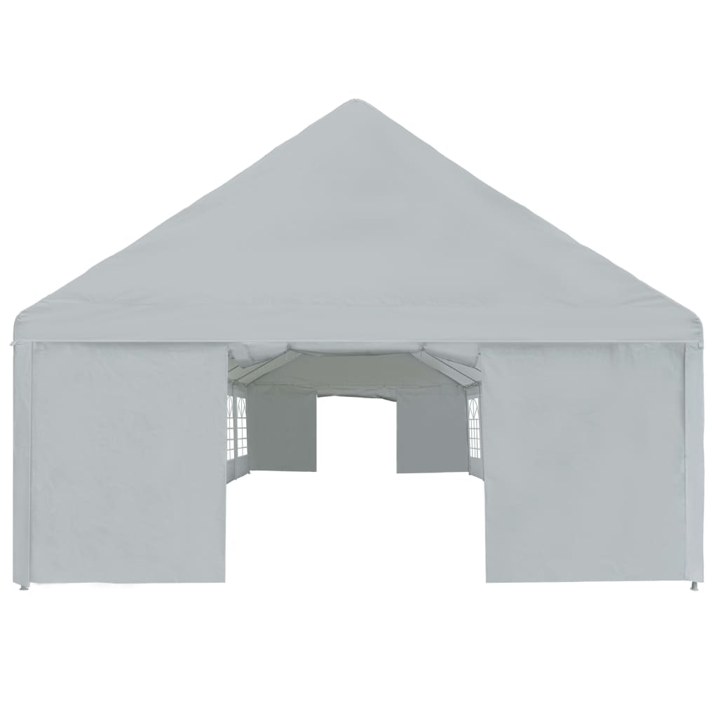 Tendone per Feste in PE 5x10 m Grigio