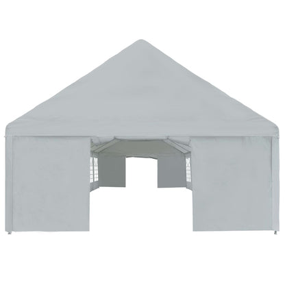 Tendone per Feste in PE 5x10 m Grigio