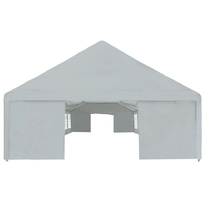 Tendone per Feste in PE 6x12 m Grigio