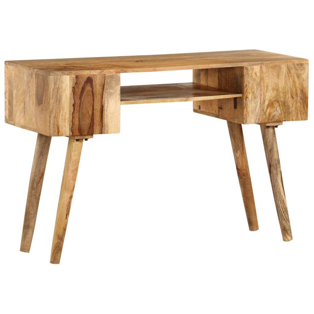 Scrivania in Legno Massello di Mango 115x47x76 cm