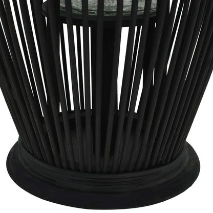 Supporto per Lanterna a Sospensione in BambÃ¹ 60 cm Nero