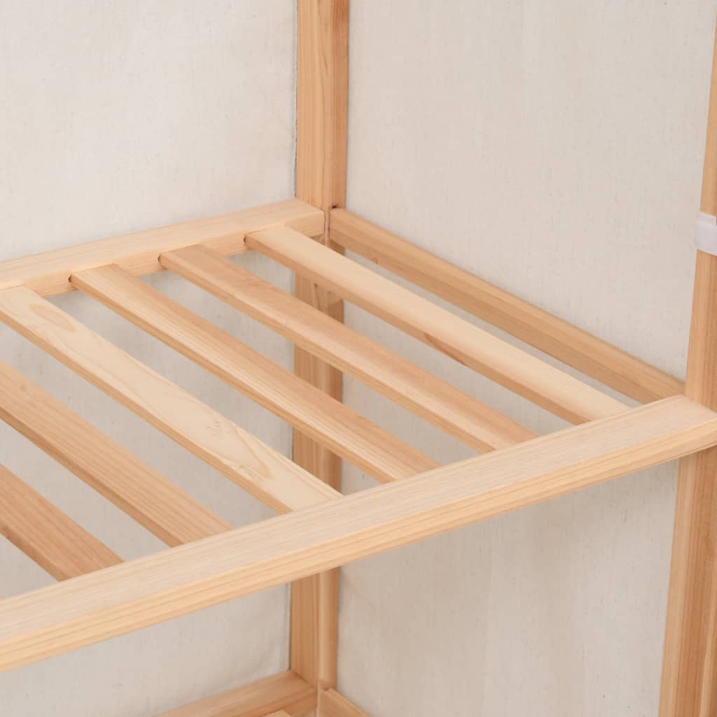 Armadio per Indumenti a 3 Ripiani 79x40x170 cm