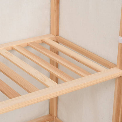 Armadio per Indumenti a 3 Ripiani 79x40x170 cm