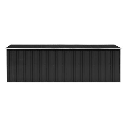 Casetta da Giardino 257x580x181 cm in Metallo Antracite