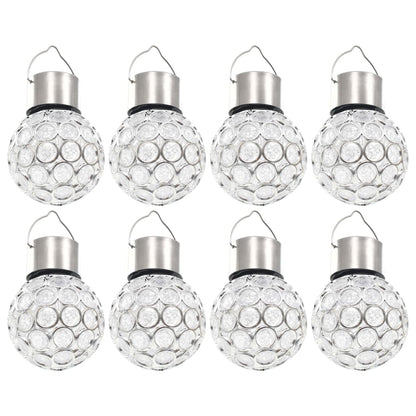 Lampade Solari Sospese 8 pz con LED RGB