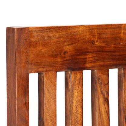 Sedie da Pranzo 4 pz in Legno Massello Moderne