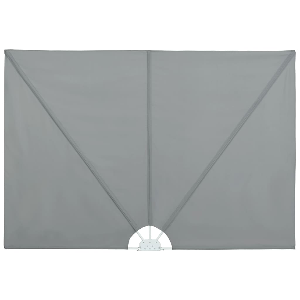 Tenda Laterale per Terrazza Pieghevole Grigio 300x150 cm