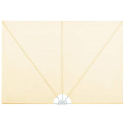 Tenda Laterale per Terrazza Pieghevole Crema 300x150 cm