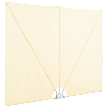 Tenda Laterale per Terrazza Pieghevole Crema 300x150 cm