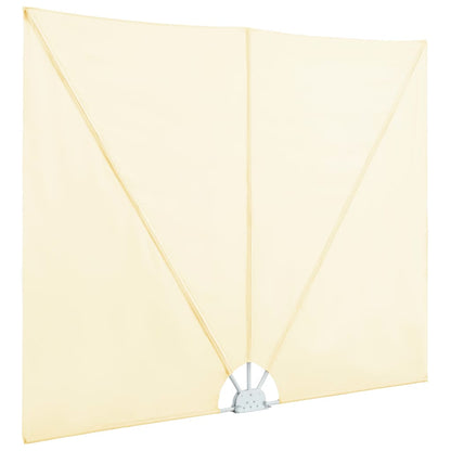 Tenda Laterale per Terrazza Pieghevole Crema 400x200 cm