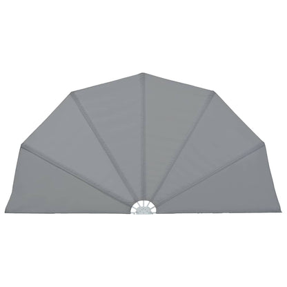 Tenda Laterale per Terrazza Pieghevole Grigio 200 cm