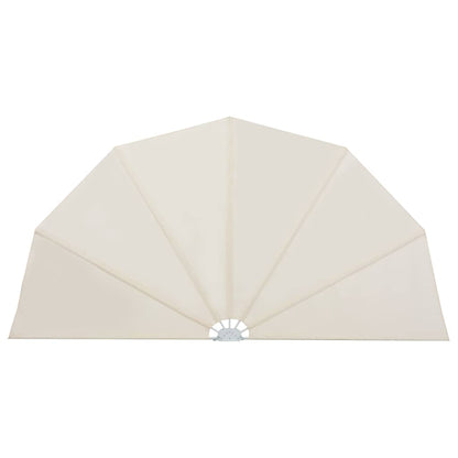 Tenda Laterale per Terrazza Pieghevole Crema 200 cm
