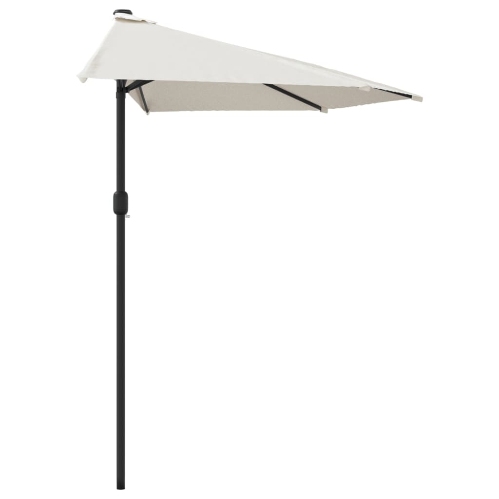 Ombrellone Balcone Palo in Alluminio Sabbia 270x144 cm a MetÃ 