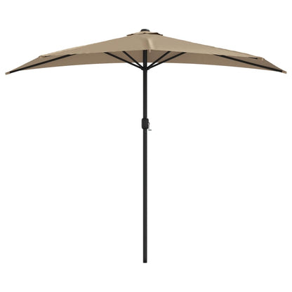 Ombrellone da Balcone Palo in Alluminio Talpa 270x144 cm a MetÃ 