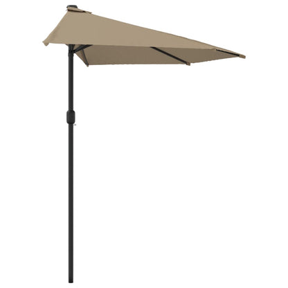 Ombrellone da Balcone Palo in Alluminio Talpa 300x155 cm a MetÃƒÂ 