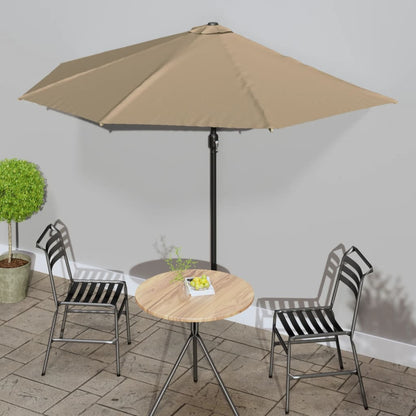 Ombrellone da Balcone Palo in Alluminio Talpa 300x155 cm a MetÃƒÂ 