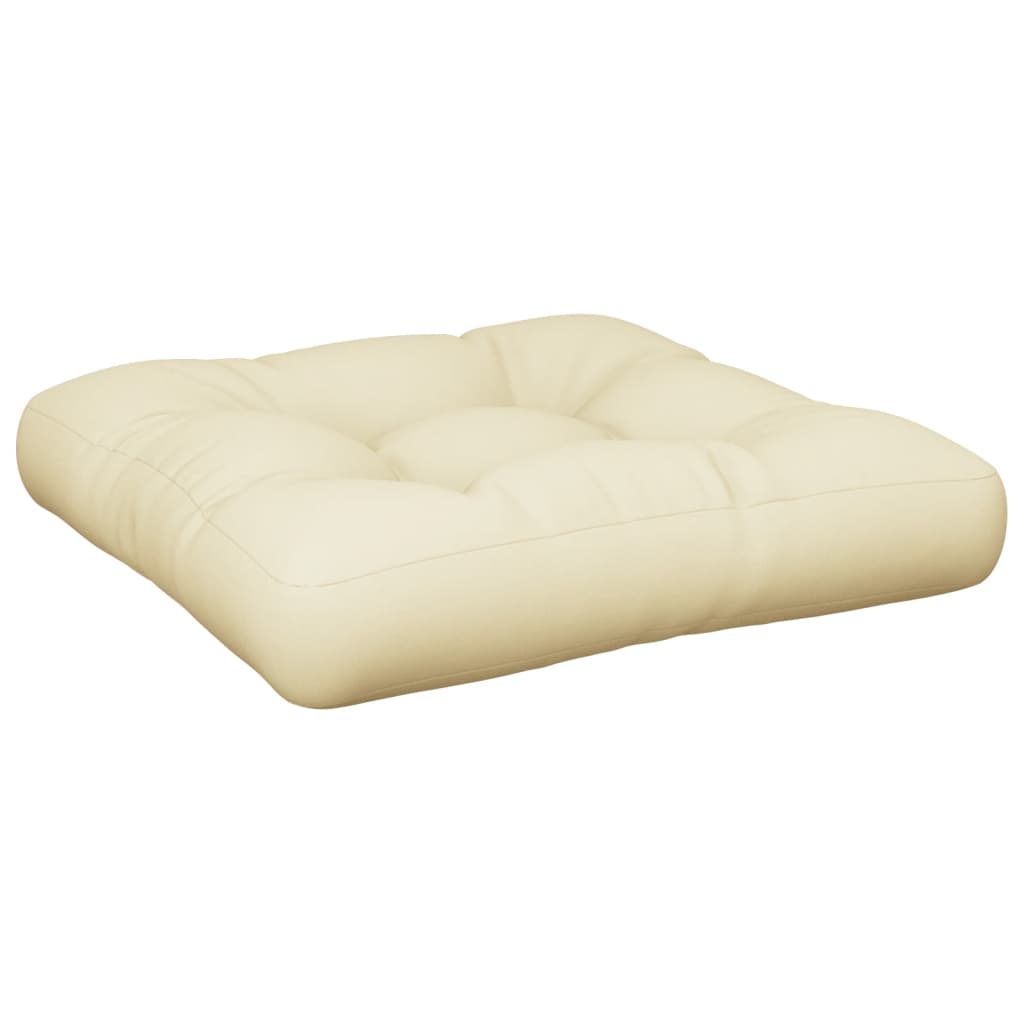 Cuscino per Pallet Sabbia 58x58x10 cm in Tessuto