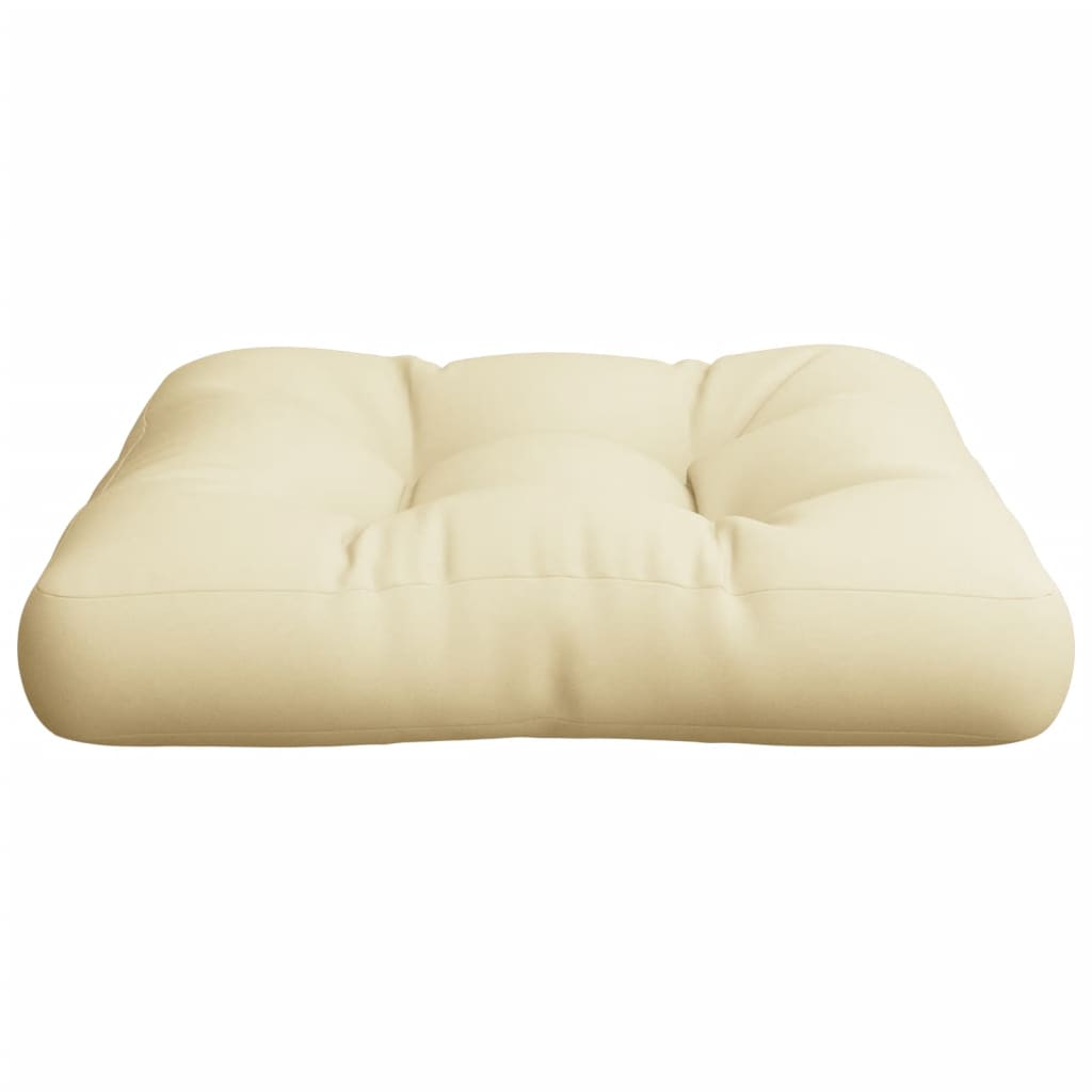 Cuscino per Pallet Sabbia 58x58x10 cm in Tessuto