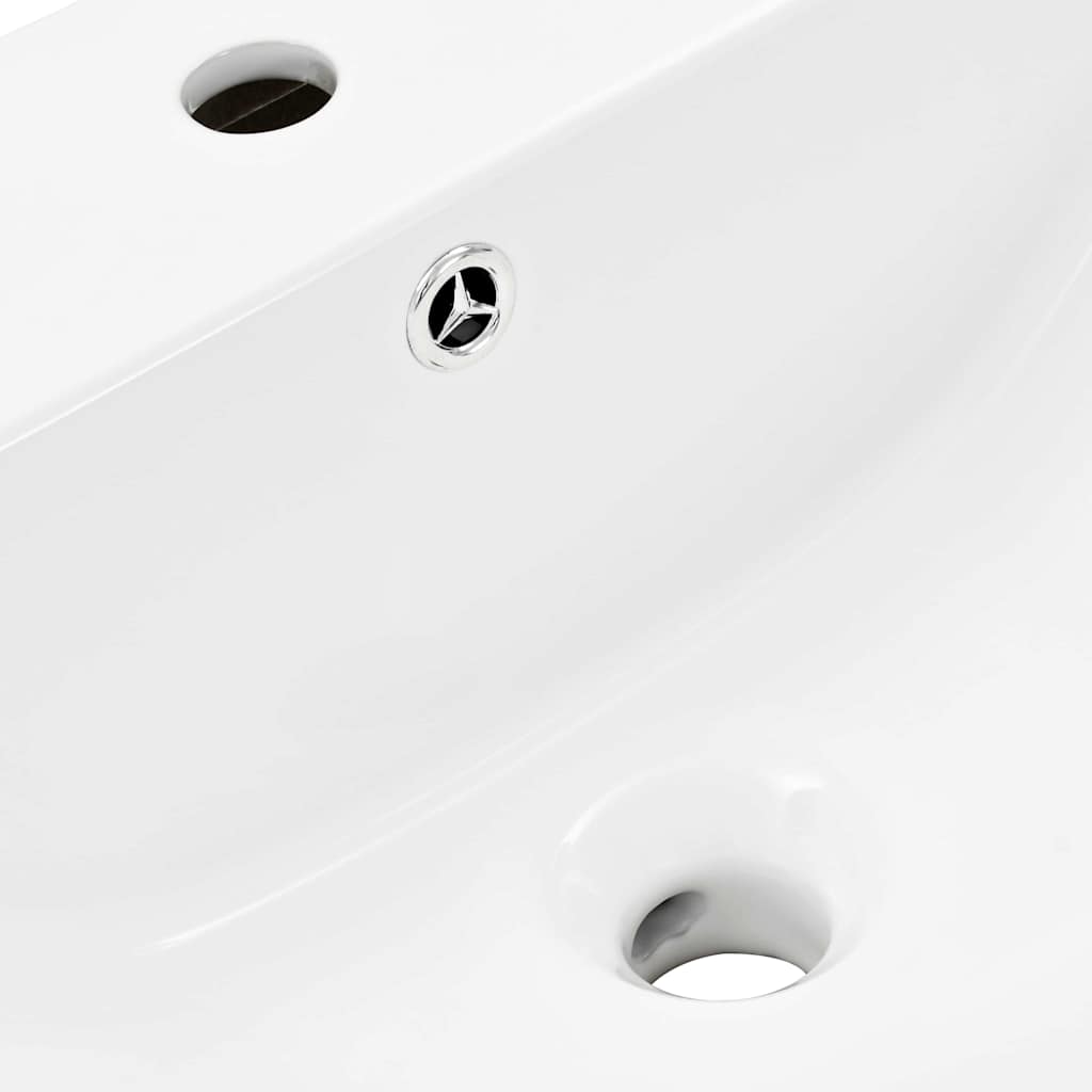 Lavabo Bianco 56 x 48 x 42 cm Ceramica Smaltata