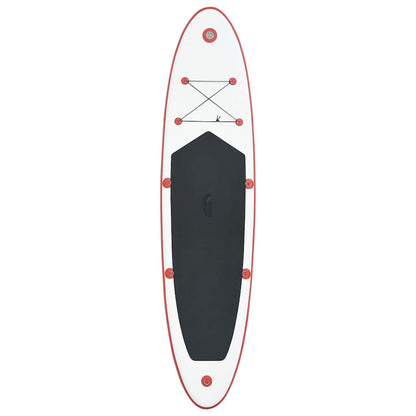 Set Tavola Gonfiabile da SUP Rosso e Bianco