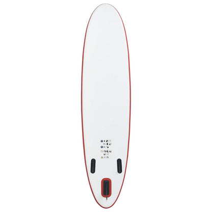 Set Tavola Gonfiabile da SUP Rosso e Bianco