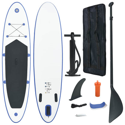 Set Tavola Gonfiabile da SUP Blu e Bianco