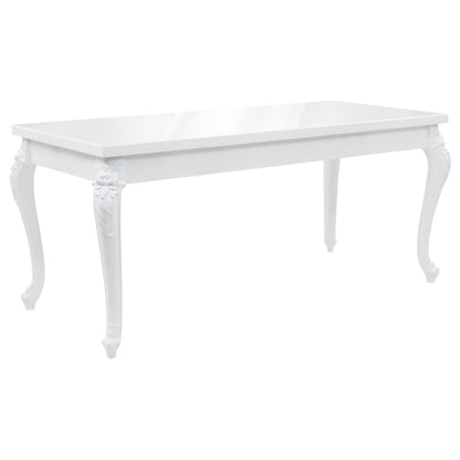 Tavolo da Pranzo 179x89x81 cm Bianco Lucido