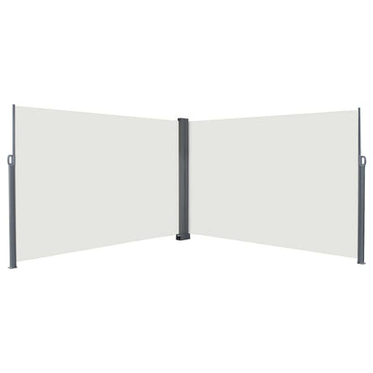 Tenda laterale retrattile Crema 600 x 200 cm Metallo