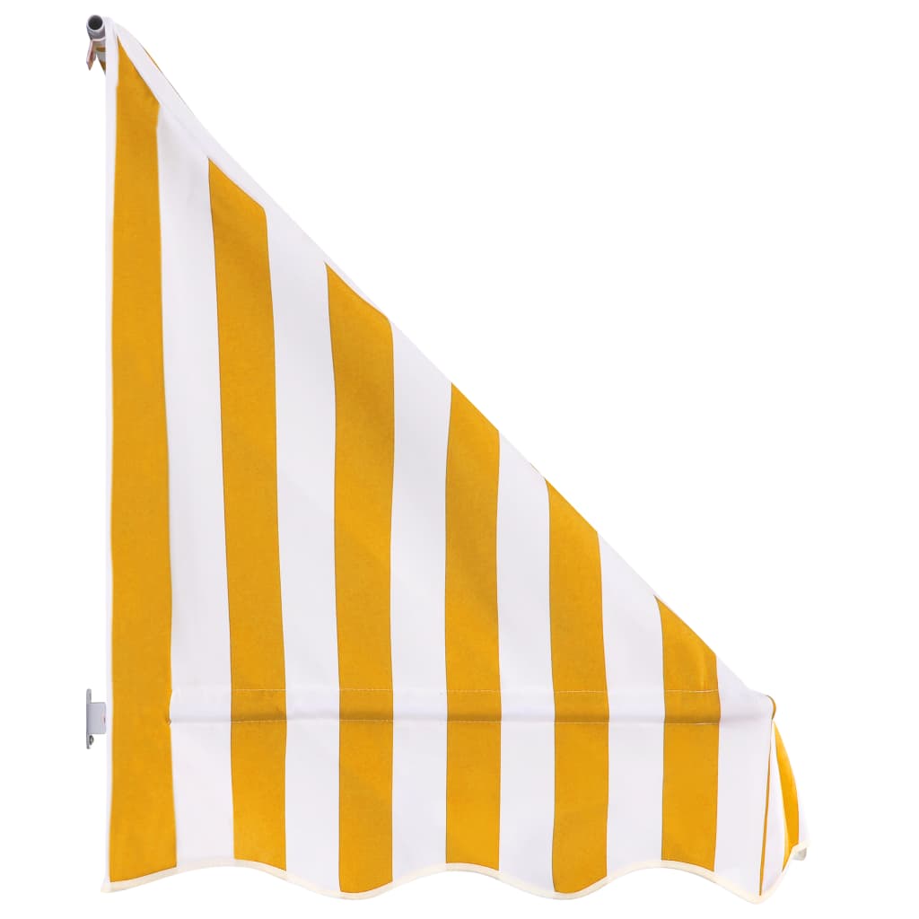 Tenda da Sole per Bistrò 400x120 cm Arancione e Bianca