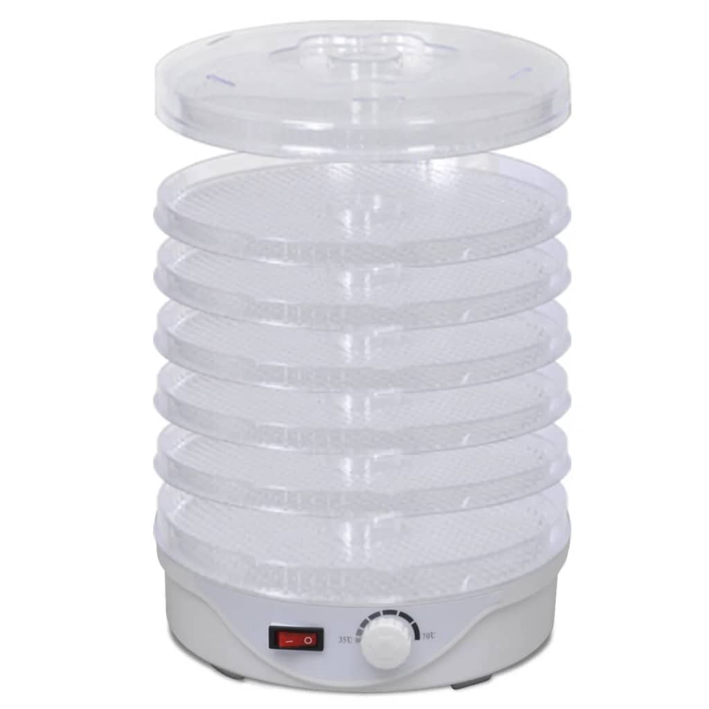 Essiccatore Alimentare Rotondo con 6 Vassoi 250 W