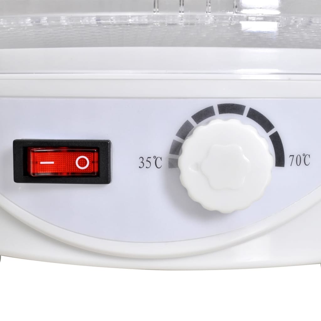 Essiccatore Alimentare Rotondo con 6 Vassoi 250 W