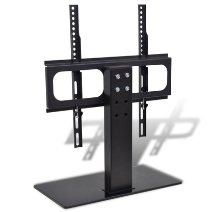 Supporto TV con Base in Ferro Nera 400 x 400 mm 23" - 55"