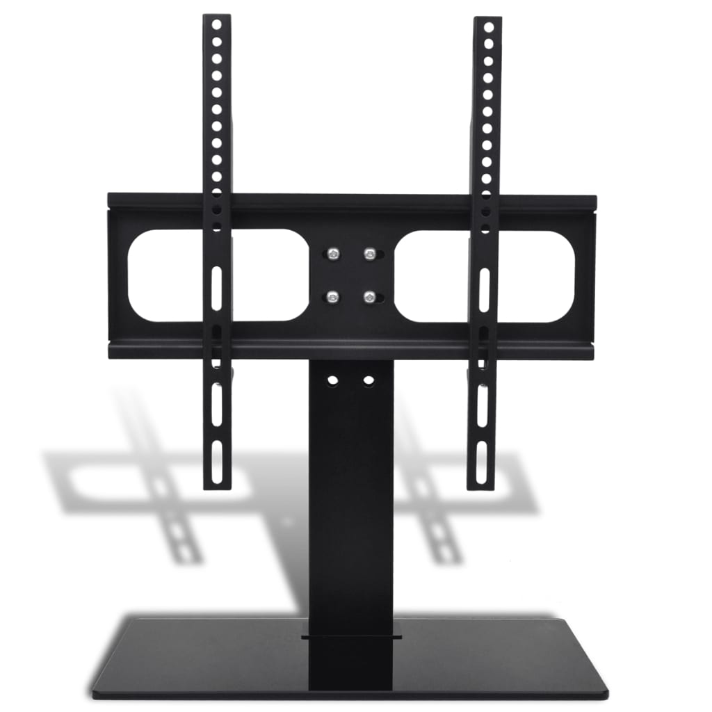 Supporto TV con Base in Ferro Nera 400 x 400 mm 23" - 55"