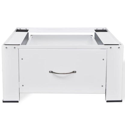 Supporto Alzatina per Lavatrice Bianco con Cassetto