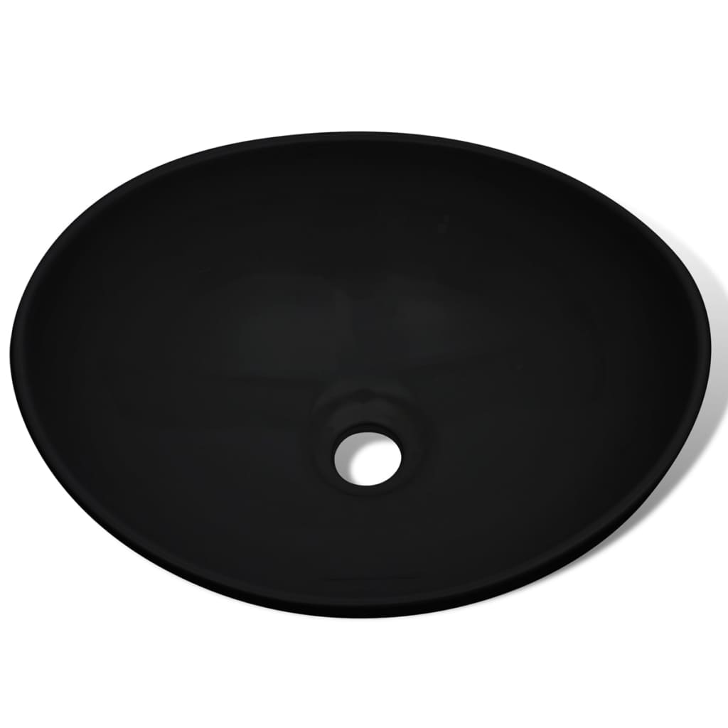 Lavello in Ceramica 40 x 33 cm Nero