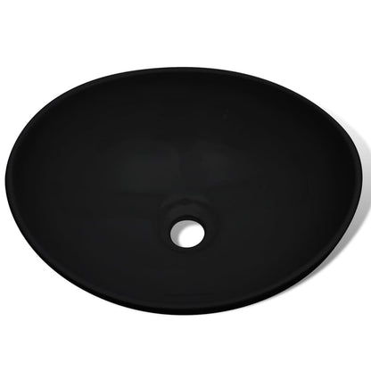 Lavello in Ceramica 40 x 33 cm Nero