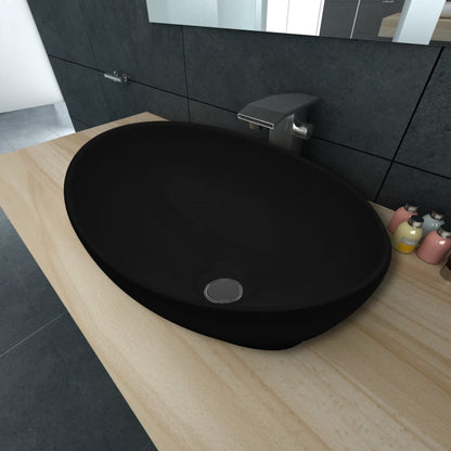 Lavello in Ceramica 40 x 33 cm Nero