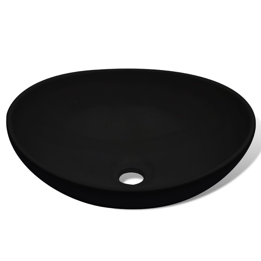 Lavello in Ceramica 40 x 33 cm Nero