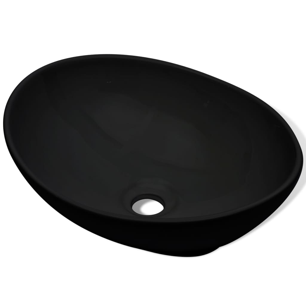 Lavello in Ceramica 40 x 33 cm Nero
