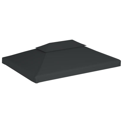 Copertura Superiore per Gazebo a 2 Strati 310g/mÂ²4x3m Antracite