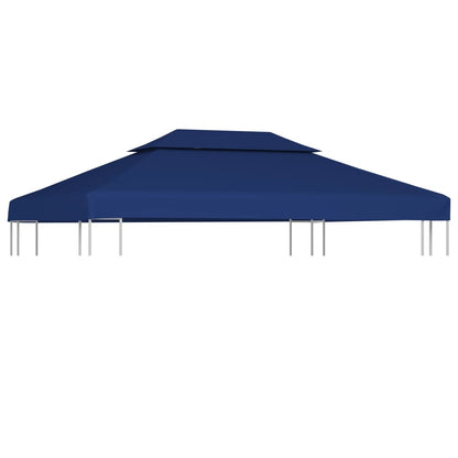 Copertura Superiore per Gazebo a 2 Strati 310 g/mÂ² 4x3 m Blu