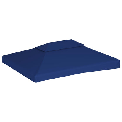 Copertura Superiore per Gazebo a 2 Strati 310 g/mÂ² 4x3 m Blu