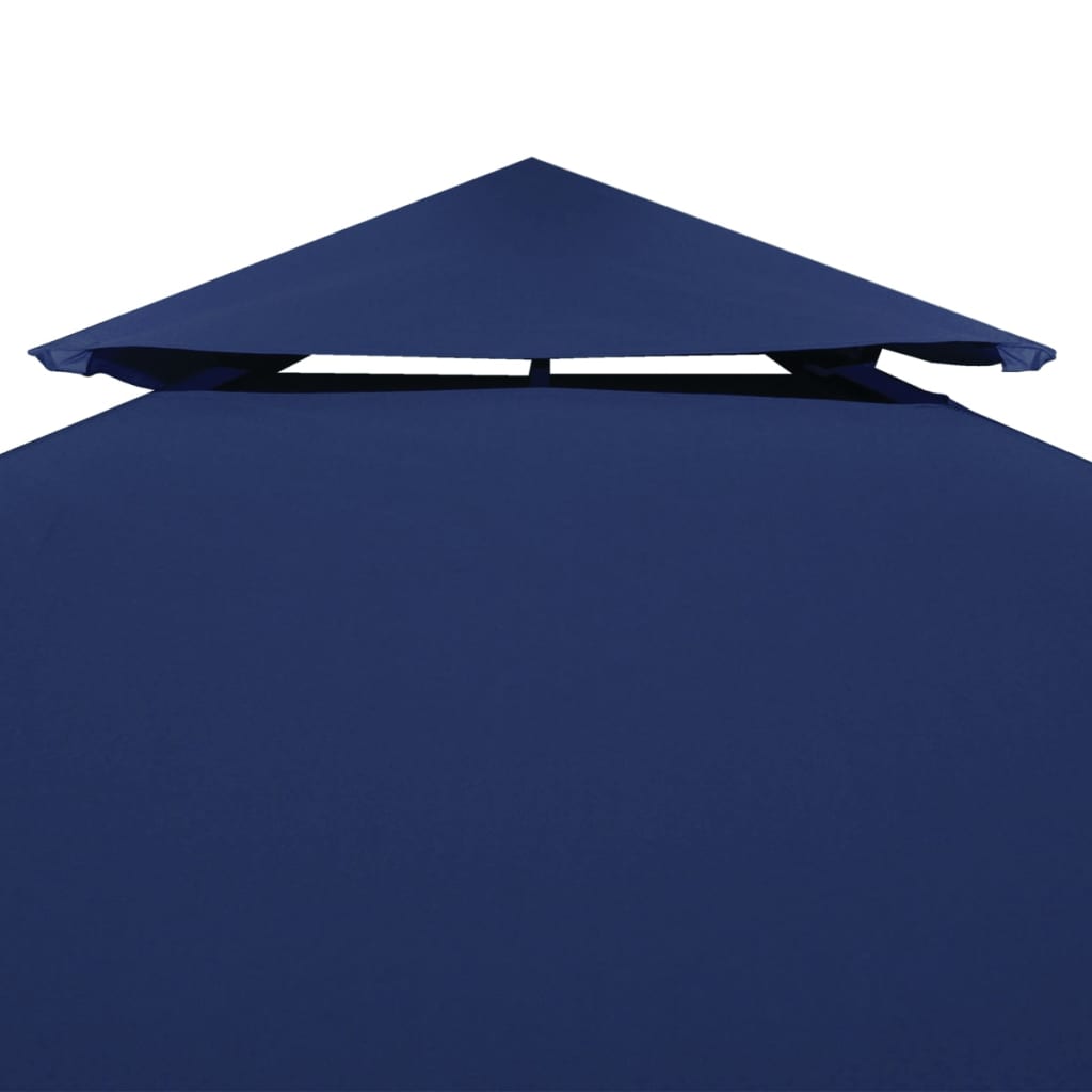 Copertura Superiore per Gazebo a 2 Strati 310 g/mÂ² 4x3 m Blu