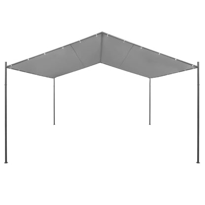 Gazebo da Giardino in Acciaio 400x400x260 cm Antracite
