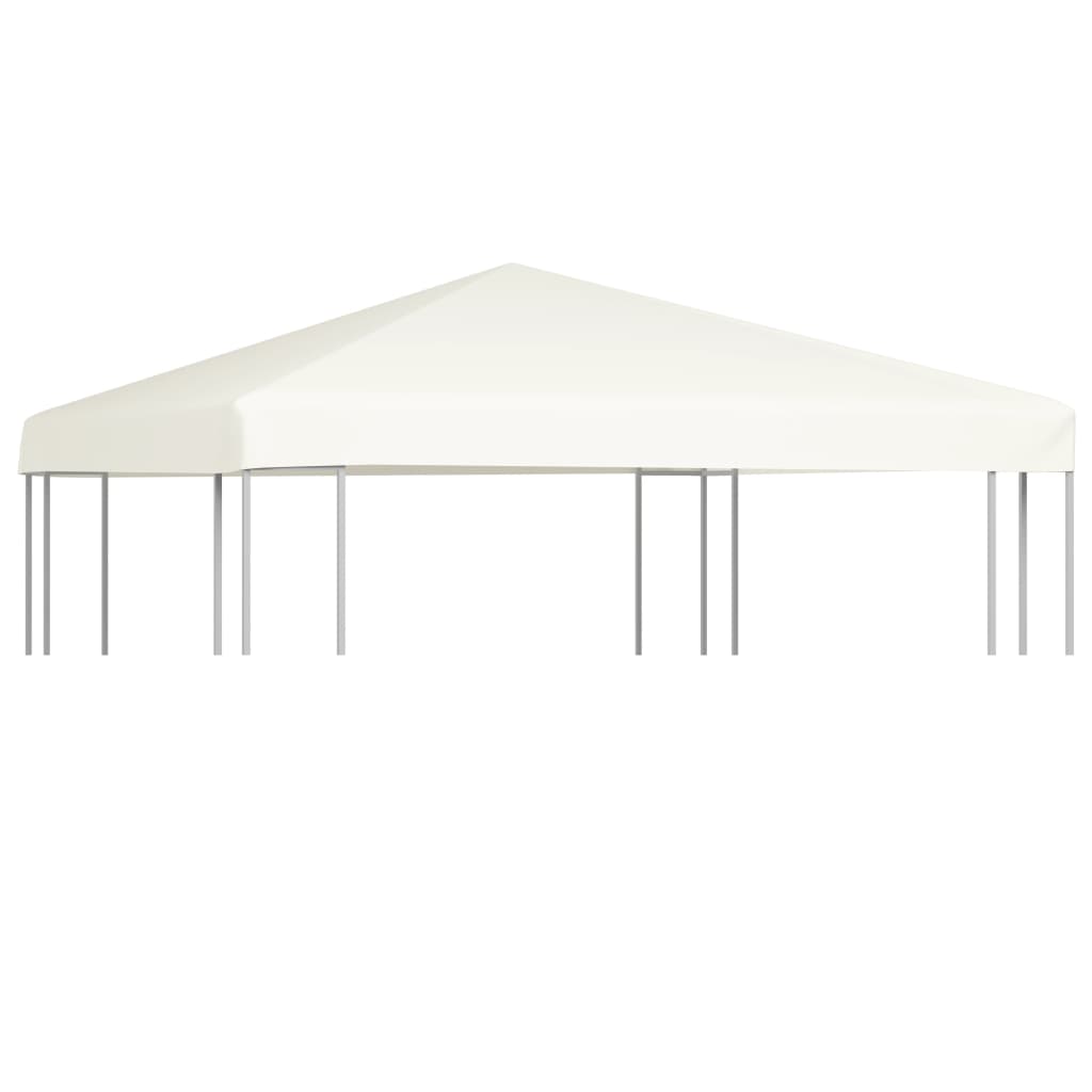 Copertura Superiore per Gazebo 310 g/mÂ² 3x3 m Bianco Crema