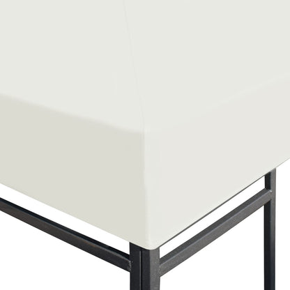 Copertura Superiore per Gazebo 310 g/mÂ² 3x3 m Bianco Crema