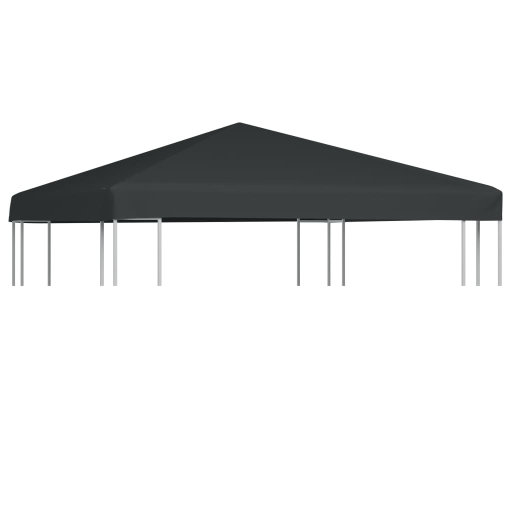 Copertura Superiore per Gazebo 310 g/mÂ² 3x3 m Grigio