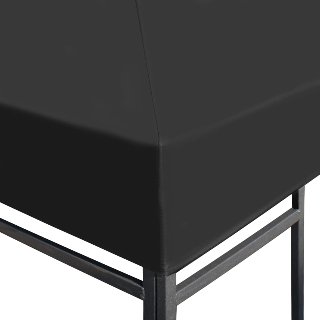 Copertura Superiore per Gazebo 310 g/mÂ² 3x3 m Grigio